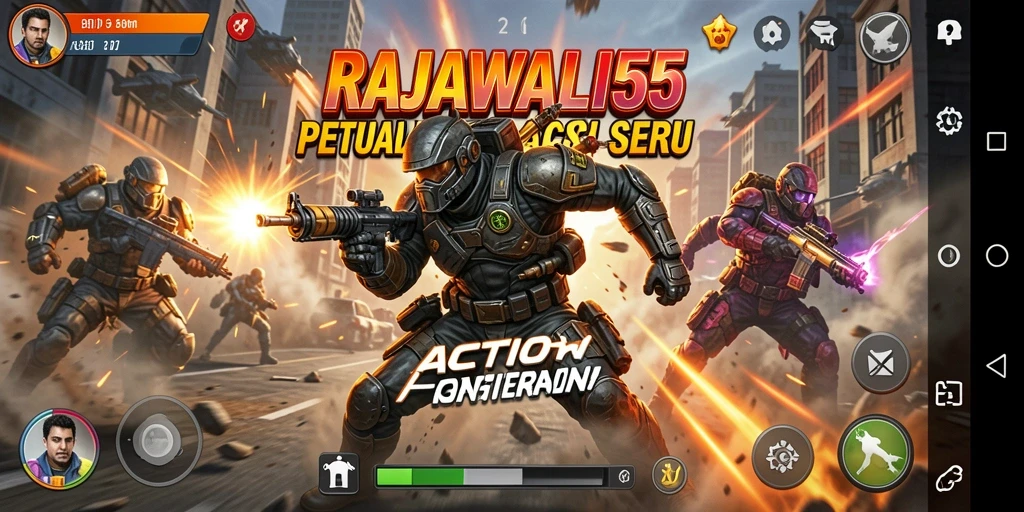 Tampilan aksi menarik dalam RAJAWALI55 yang menampilkan pertempuran seru.