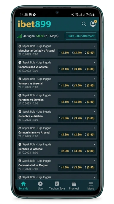 Tampilan link alternatif ibet899